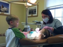 Big Brother Watching Sister, Family Dentistry in Doylestown, PA